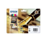 Epson Cartouche T16364010 Multipack Durabrite Ultra Ink XL (Noir, Cyan, Magenta, Jaune) Jet d'encre Pigmenté - Compatibilité WF-2XXX