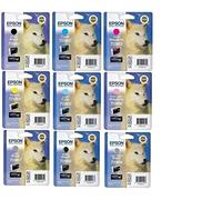 Epson Cartouches d'encre d'origine T0961 noir, T0962 Cyan, T0963 Magenta, T0964 Jaune, T0965 Light Magenta, T0967 Cyan, T0966, T0968 Noir mat, T0969 Light Black pour Stylus Photo R2880