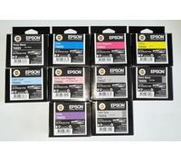 Epson Cartouches d'encre T46S Originales, Ensemble Complet, T46S1, T46S2, T46S3, T46S4, T46S5, T46S6, T46S7, T46S8, T46S9, T46SD pour SureColor SC-P700