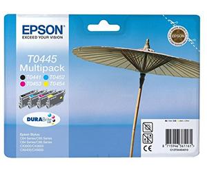 EPSON Cartucho Original T0445 BK+C+M+Y - C13T04454010 [PAG-400]