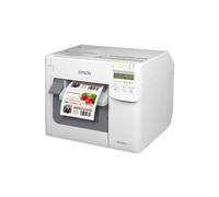 Epson ColorWorks C3500 Imprimante d'étiquettes couleur Imprimante jet d'encre de bureau pour étiquettes couleur, avec largeur maximale de 104 mm,