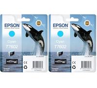 Epson Cyan T 7602 (Lot de 2)