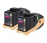Epson Pack 2 cartouches de toner AL-C9300N Magenta – Original (2 x 7 500 pages)