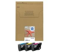 Epson EasyMail Multipack 603 Etoile de Mer, Cartouches d'encre d'origine, 3 couleurs: Cyan, Magenta, Jaune, Format boite aux lettres, XP-2100 XP-2150 XP-3100 XP-3150 XP-4100 WF-2810DWF WF-2820 WF-2840