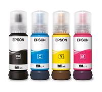 Epson EcoTank 104 - Pack de 4 - noir, jaune, cyan, magenta - original - recharge d'encre - pour EcoTank ET-14100, 1810, 2721, 2810, 2811, 2812, 2814, 2815, 2820, 2821, 2825, 2826, 4800