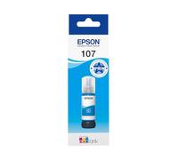 Epson EcoTank 107 Bouteille d’Encre Authentique | Cyan| Haute Capacité - Jusqu’à 7,200 Pages | Compatible Avec ET-18100 | Qualité De Marque Pour Des Résultats Optimaux