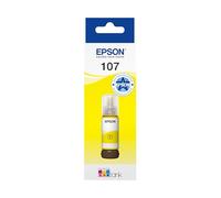 Epson EcoTank 107 Bouteille d’Encre Authentique | Jaune| Haute Capacité - Jusqu’à 7,200 Pages | Compatible Avec ET-18100 | Qualité De Marque Pour Des Résultats Optimaux