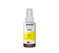 Epson 664 EcoTank Encre jaune bouteille ultra haute capacité (T664420-S) fonctionne avec EcoTank ET-2500, ET-2550, ET-4500, ET-4550, ET-2600, ET-2650, ET-3600, ET-16500