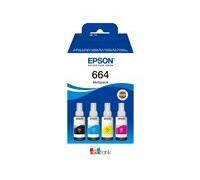 Epson EcoTank 664 - pack de 4 - noir, jaune, cyan, magenta - original - recharge d'encre