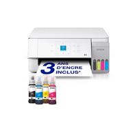 Epson Imprimante EcoTank ET-2926 – A4 Wi‑Fi, Impression/Copie/numérisation, 3 ans d'encre