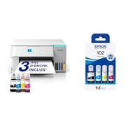 Epson EcoTank ET-2959 avec Un 102 Mulipack supplémentaire
