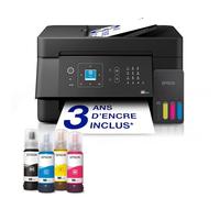 Epson EcoTank ET-4900 | Wi-FI et Ethernet | A4 | Impression, Copie, numérisation, fax | Écran LCD | Chargeur Automatique de Documents de 30 Pages | Compacte | Jusqu’à 3 Ans d’Encre Inclus