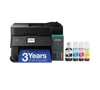 Epson EcoTank ET-4950 Imprimante Couleur Tout-en-Un sans Fil avec jusqu'à 3 Ans d'encre, réservoirs Rechargeables, Parfaite pour la Maison, 18 PPM, écran Tactile Couleur de 6,1 cm, Chargeur