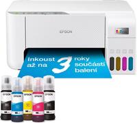 Epson EcoTank L3276/ 5760 x 1440/ A4/ MFZ/ ITS/ 4 couleurs/ WiFi/ USB/ 5 ans de garantie après enregistrement