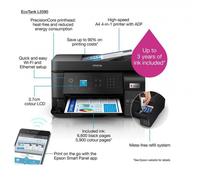 Epson EcoTank L5590 / 4800 x 1200 / A4 / MFP / LCD / ITS / ADF / Fax / 4 couleurs / Wi-Fi / USB / 5 ans de garantie après enregistrement