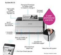 Epson EcoTank M1170 - appareil d'impression tout-en-un - impression, numérisation, copie 1200 x 2400 DPI A4 20ppm Wi-Fi