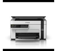 Epson EcoTank M2120 - Imprimante Jet d'encre Mono A4 1440x720 DPI 32 ppm, Scanner 1200x2400 DPI, Wifi, USB, Impression directe, 15W, Blanc