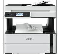 Epson EcoTank M3170 : Imprimante Jet d'encre Mono A4, 1200x2400 DPI, 39ppm, Recto-Verso Auto, Scanner 1200x2400 DPI, Fax Couleur, Wifi, Ethernet