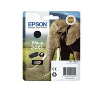 Epson Eléphant C13T24314020 : Cartouche Encre Noire Pigmentée Claria Photo HD N (XL) pour XP-750/XP-850 - 141.8x24x112mm - Fabriquée en Chine