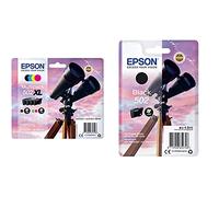 Epson Encre 502XL C.M.J.N Alarme, Noir, L & 502 4.6ml 210pages Noir Cartouche d'encre - Cartouches d'encre, Noir, Rendement Standard, 4,6 ML, 210 Pages 2984084