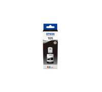 Epson Encre Noire Pigmentée 105 EcoTank, 140 ml, Réf. C13T00Q140 pour ET-7700/7750 - Impression Jet d'Encre, Original, Boîte