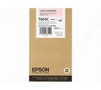 Cartouche d'encre traceur EPSON T603C Pour imprimante 7800/9800 Magenta clair - 220ml