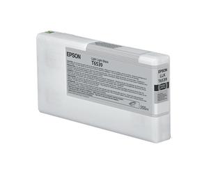 Epson Encre Pigment UltraChrome K3 Gris Clair 200ml pour Stylus Pro 4900 (C13T653900) - Jet d'encre, Noir très pâle, Original
