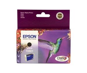 EPSON Encre T0801 Noire Stylus Photo R265/360 RX560/585 PX700/800FW