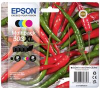 Epson Encre T09R6, 503XL d'origine pack bundle couleur C13T09R64010