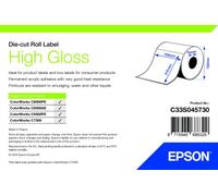 Epson High Gloss rouleau, étiquettes découpées 105 mm × 210 mm ( 273 étiquettes )