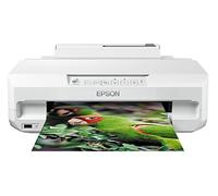 Epson Imprimante Expression Photo XP-55, Monofonction, Impression recto verso, double bac frontal, A4, Jet d'encre 6 couleurs, Wifi Direct, Cartouches séparées, Noir