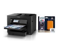 EPSON Imprimante WF-7840DTWF + Pack de 4 cartouches d'encre couleurs XL EPSON
