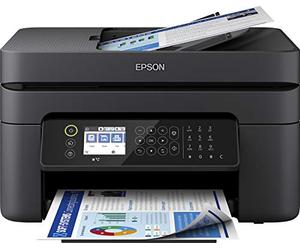 Epson Imprimante WorkForce WF-2850DWF, Multifonction 4-en-1 professionnel : Imprimante recto verso / Scanner / Copieur / Fax, A4, Jet d'encre couleur, Wifi Direct, Chargeur, Cartouches séparées