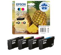 Epson 604 cartouche d'encre 4 pièce(s) Original Rendement standard Noir, Cyan, Magenta, Jaune