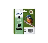 Epson Ink Matt Black No. T1598 17 ML T1598 Matte Black, 40EPST159840 (T1598 Matte Black, Pigment-Based Ink, 17 ML, 800 Pages, 1 pc(s))