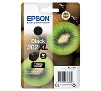 Epson Kiwi Singlepack Black 202XL Claria Premium Ink, Rendement élevé (XL), Encre à pigments, 13,8 ml, 550 pages, 1 pièce(s) C13T02G14010