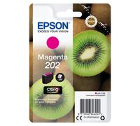 Epson Kiwi Singlepack Magenta 202 Claria Premium Ink, Rendement standard, Encre à pigments, 4,1 ml, 300 pages, 1 pièce(s) C13T02F34020