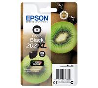 Epson Kiwi Singlepack Photo Black 202XL Claria Premium Ink, Rendement élevé (XL), Encre à colorant, 7,9 ml, 800 pages, 1 pièce(s) C13T02H14010