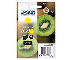Epson Kiwi Singlepack Yellow 202XL Claria Premium Ink - Cartouches d'encre (Original, Encre à pigments, Jaune, Epson, 1 pièce(s), Impression à jet d'encre)