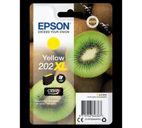 Epson Kiwi Singlepack Yellow 202XL Claria Premium Ink, Rendement élevé (XL), Encre à pigments, 8,5 ml, 650 pages, 1 pièce(s) C13T02H44010
