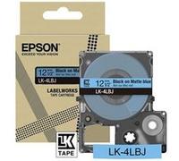 Epson LabelWorks LK-4LBJ - Noir sur bleu mat - Rouleau (1,2 cm x 8 m) 1 cassette(s) boîte de suspension - ruban G