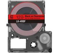 Epson LabelWorks LK-4RBF - Noir sur rouge fluorescent - Rouleau (1,2 cm x 5 m) 1 cassette(s) boîte de suspension - cartouche de bande G
