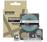Epson LabelWorks LK-4TWJ - Blanc sur fond transparent mat - Rouleau (1,2 cm x 8 m) 1 cassette(s) boîte de suspension - cartouche de bande - pour LabelWorks LW-C410, LW-C610 G