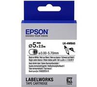 Epson LabelWorks LK-4WBA5 - Noir sur blanc - Rouleau (0,5 cm x 2,5 m) 1 rouleau(x) tube - pour LabelWorks LW-1000, 300, 400, 600, 700, 900, K400, Z5000, Z5010, Z700, Z710, Z900 G