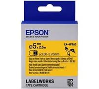 Epson LabelWorks LK-4YBA5 - Noir sur jaune - Rouleau (0,3 cm x 2,5 m) 1 rouleau(x) tube - pour LabelWorks LW-1000, 300, 400, 600, 700, 900, K400, Z5000, Z5010, Z700, Z710, Z900 G