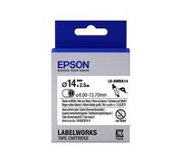 Epson LabelWorks LK-6WBA14 - Noir sur blanc - Rouleau (1,4 cm x 2,5 m) 1 rouleau(x) tube - pour LabelWorks LW-1000, 300, 400, 600, 700, 900, Z5000, Z5010, Z700, Z710, Z900