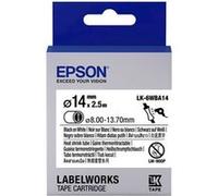Epson LabelWorks LK-6WBA14 - Noir sur blanc - Rouleau (1,4 cm x 2,5 m) 1 rouleau(x) tube - pour LabelWorks LW-1000, 300, 400, 600, 700, 900, Z5000, Z5010, Z700, Z710, Z900 G