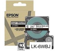 Epson LabelWorks LK-6WBJ - Noir sur blanc mat - Rouleau (2,4 cm x 8 m) 1 cassette(s) boîte de suspension - cartouche de bande - pour LabelWorks LW-C610 G