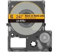 Epson LabelWorks LK-6YBJ - Noir sur jaune mat - Rouleau (2,4 cm x 8 m) 1 cassette(s) boîte de suspension - cartouche de bande - pour LabelWorks LW-C610 G