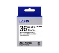 Epson Bande d'étiquettes LabelWorks LK-7WBN — rouleau 3,6 cm x 9 m, 1 cassette